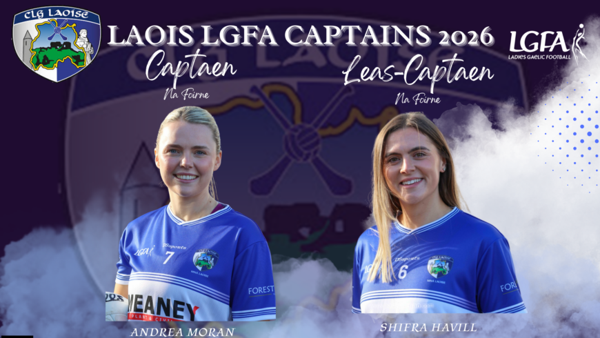 Laois LGFA Captains 2026
